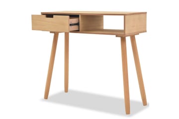 Konsolbord Massivt Fyrretræ 80 X 30 X 72 Cm Brun - Brun - Møbler - Borde - Aflastningsbord - Konsolbord & sidebord