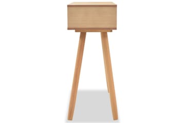 Konsolbord Massivt Fyrretræ 80 X 30 X 72 Cm Brun - Brun - Møbler - Borde - Aflastningsbord - Konsolbord & sidebord