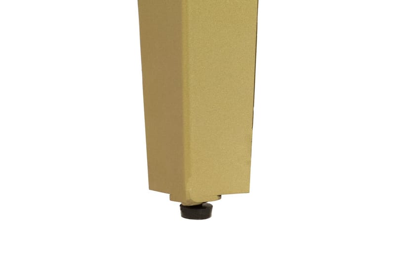 Konsolbord Massivt Mangotræ Med Messing 110 X 35 X 76 Cm Grå - Grå - Møbler - Borde - Aflastningsbord - Konsolbord & sidebord