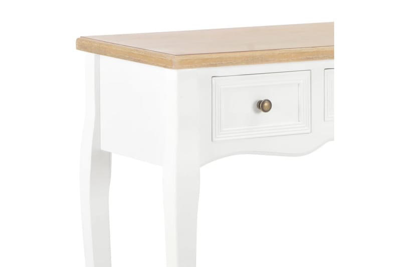 Konsolbord Med 3 Skuffer Hvid - Hvid - Møbler - Borde - Aflastningsbord - Konsolbord & sidebord