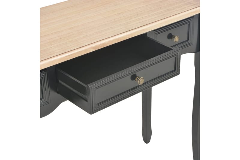 Konsolbord Med 3 Skuffer Sort - Sort - Møbler - Borde - Aflastningsbord - Konsolbord & sidebord