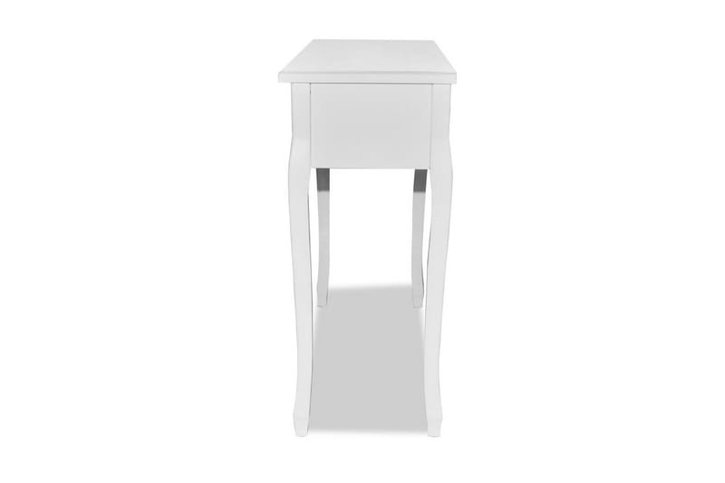 Konsolbord Med Tre Skuffer Hvid - Hvid - Møbler - Borde - Aflastningsbord - Konsolbord & sidebord