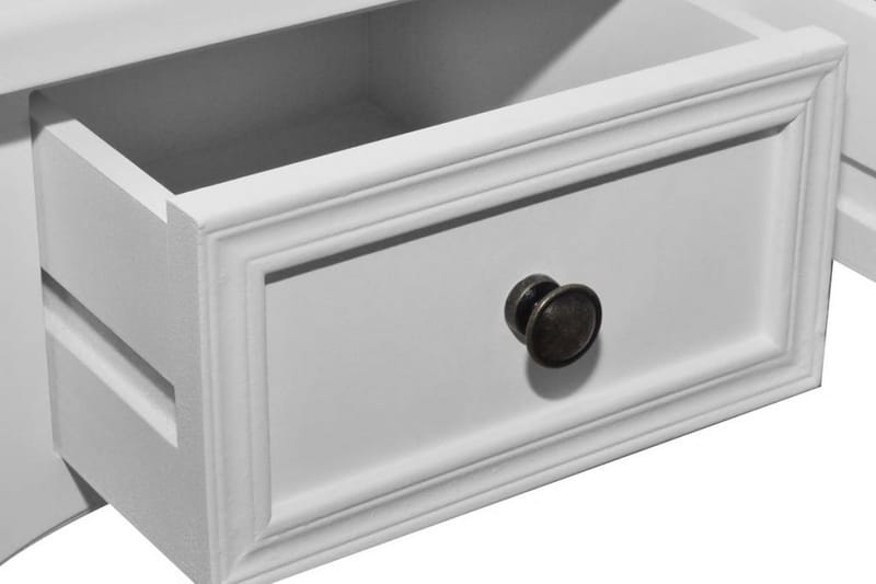 Konsolbord Med Tre Skuffer Hvid - Hvid - Møbler - Borde - Aflastningsbord - Konsolbord & sidebord
