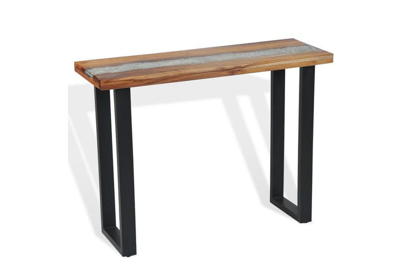 Konsolbord Teak 100 X 35 X 75 Cm - Brun - Møbler - Borde - Aflastningsbord - Konsolbord & sidebord