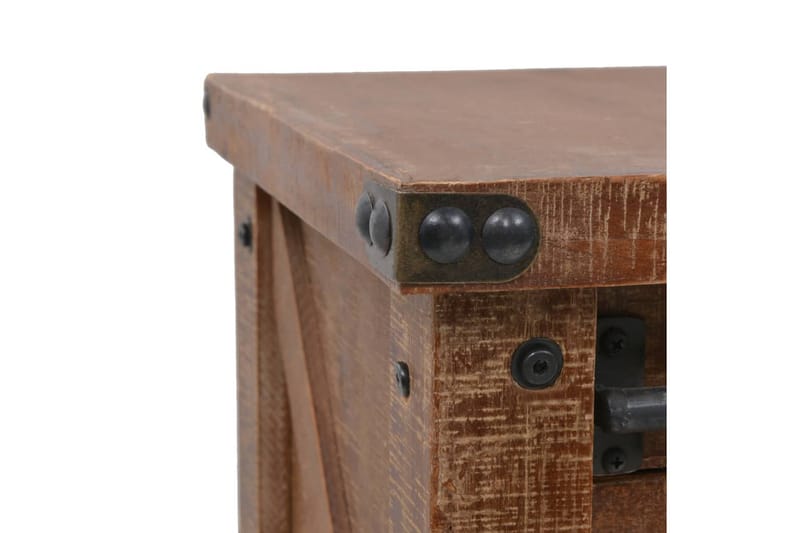 Konsolskab I Massivt Grantræ 131 X 35,5 X 75 Cm Brun - Brun - Møbler - Borde - Aflastningsbord - Konsolbord & sidebord