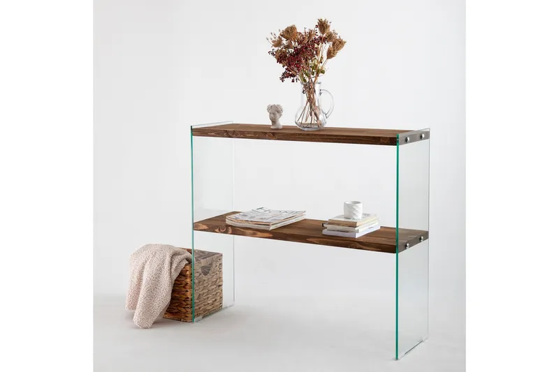 Legenrisk Konsolbord 90 cm - Valnød - Møbler - Borde - Aflastningsbord - Konsolbord & sidebord