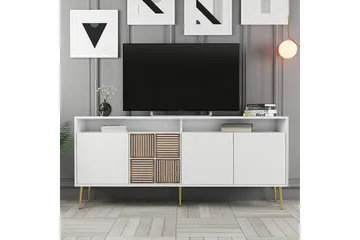 Lissione Konsolbord 180 cm - Guld/Hvid - Opbevaring - Opbevaringsmøbler - Skænke & sideboards