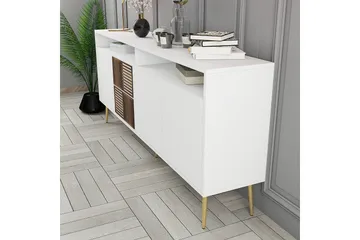 Lissione Konsolbord 180 cm - Guld/Hvid - Opbevaring - Opbevaringsmøbler - Skænke & sideboards