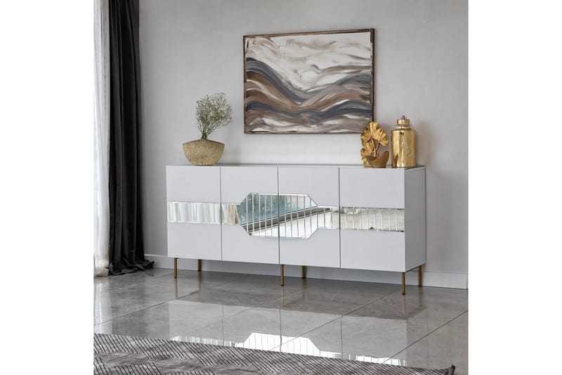 Lissione Konsolbord 180 cm - Hvid - Opbevaring - Opbevaringsmøbler - Skænke & sideboards