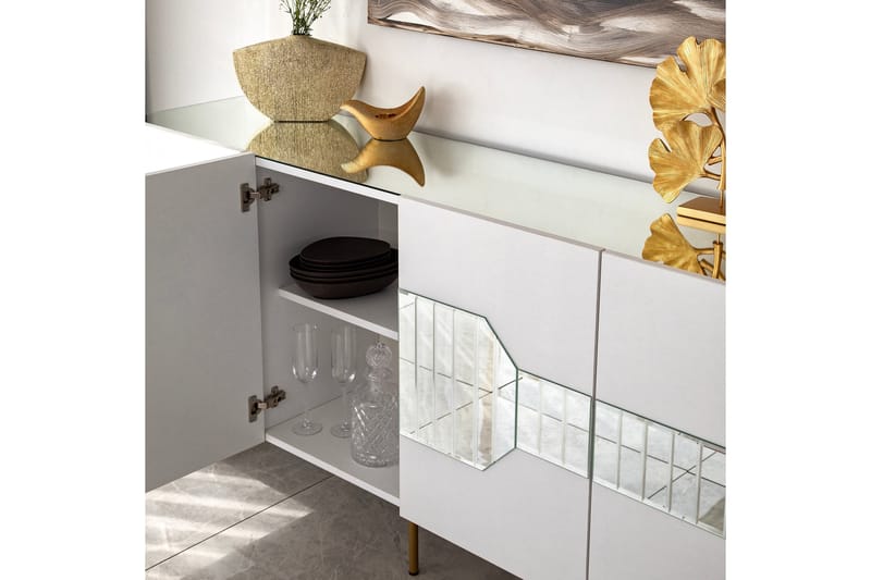 Lissione Konsolbord 180 cm - Hvid - Møbler - Borde - Aflastningsbord - Konsolbord & sidebord