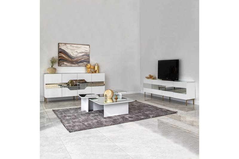 Lissione Konsolbord 180 cm - Hvid - Opbevaring - Opbevaringsmøbler - Skænke & sideboards