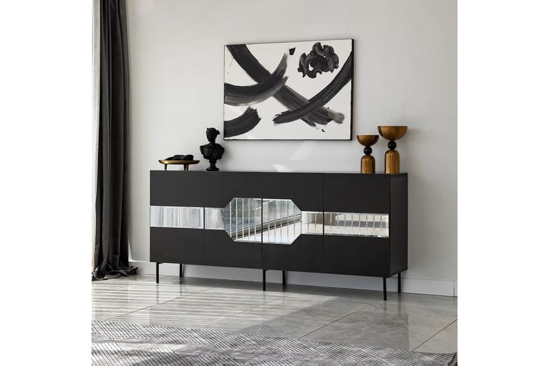 Lissione Konsolbord 180 cm - Sort - Møbler - Borde - Aflastningsbord - Konsolbord & sidebord