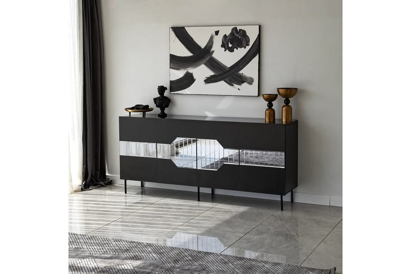 Lissione Konsolbord 180 cm - Sort - Møbler - Borde - Aflastningsbord - Konsolbord & sidebord