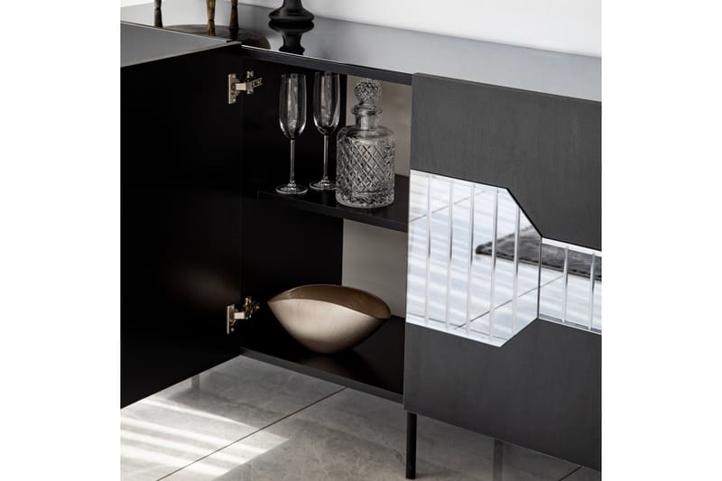 Lissione Konsolbord 180 cm - Sort - Møbler - Borde - Aflastningsbord - Konsolbord & sidebord