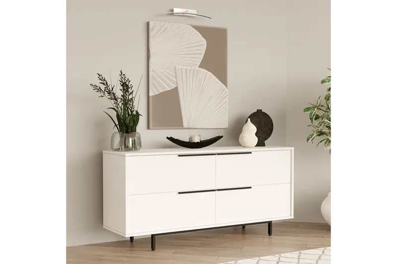 Liyakat Konsolbord 160 cm - Hvid - Møbler - Borde - Aflastningsbord - Konsolbord & sidebord