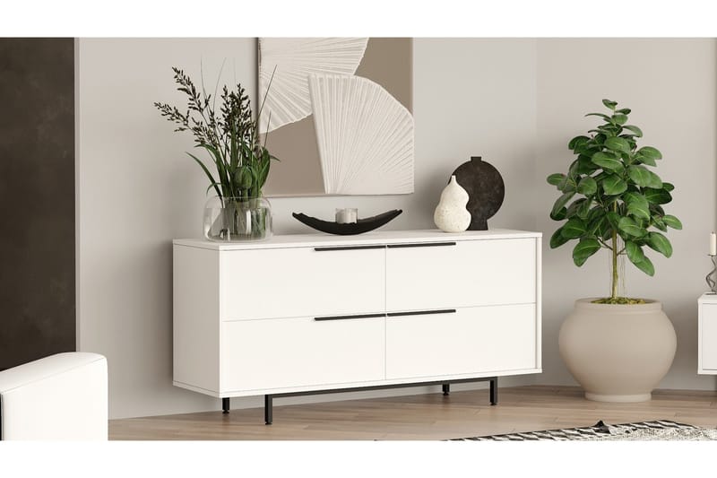 Liyakat Konsolbord 160 cm - Hvid - Opbevaring - Opbevaringsmøbler - Kommode