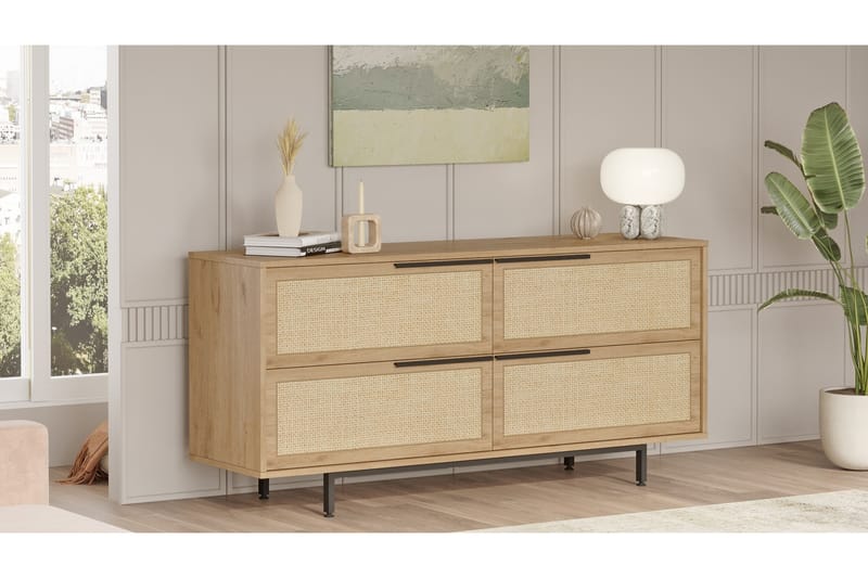 Liyakat Konsolbord 160 cm - Oak - Møbler - Borde - Aflastningsbord - Konsolbord & sidebord