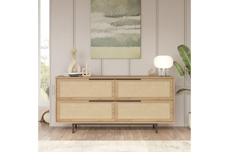 Liyakat Konsolbord 160 cm - Oak - Møbler - Borde - Aflastningsbord - Konsolbord & sidebord