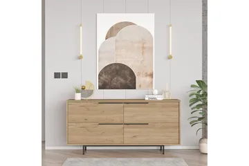 Liyakat Konsolbord 160 cm - Valnød finér - Opbevaring - Opbevaringsmøbler - Kommode