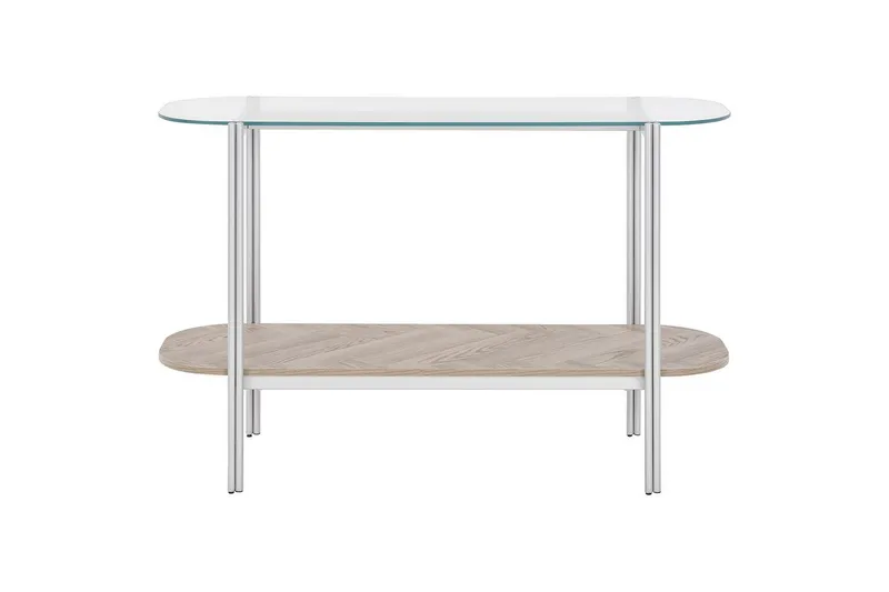 Konsolbord Lovell Sølv, lyst træ - Sølv, lyst træ - Møbler - Borde - Aflastningsbord - Entrébord
