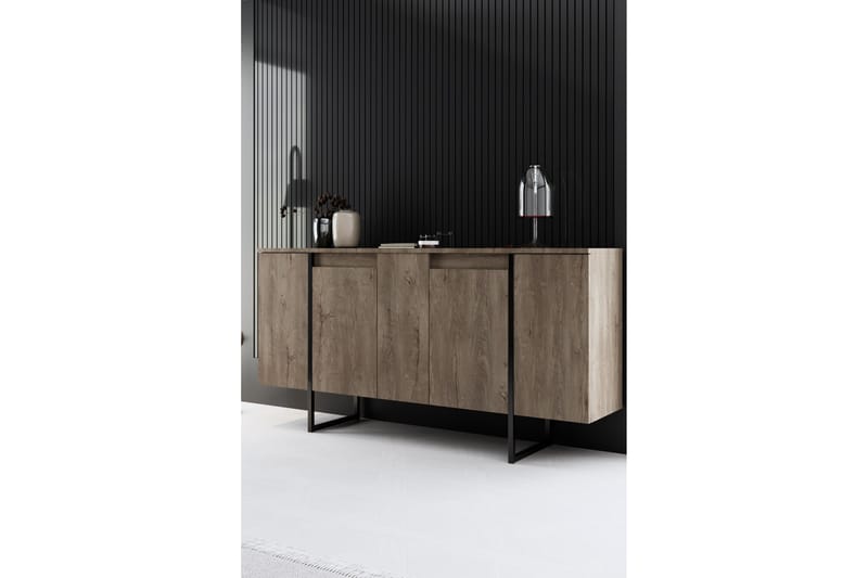 Luxe Konsolbord 160 cm - Brun/Sort - Møbler - Borde - Aflastningsbord - Konsolbord & sidebord