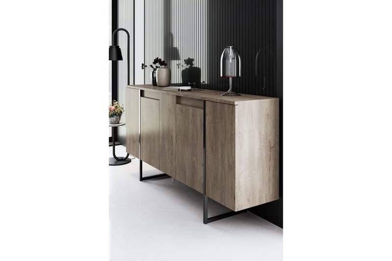 Luxe Konsolbord 160 cm - Brun/Sort - Møbler - Borde - Aflastningsbord - Konsolbord & sidebord