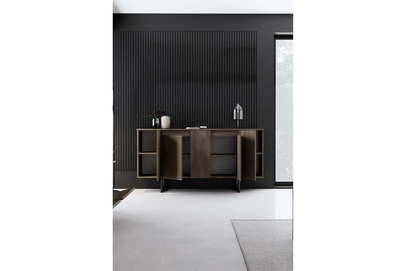 Luxe Konsolbord 160 cm - Brun/Sort - Møbler - Borde - Aflastningsbord - Konsolbord & sidebord