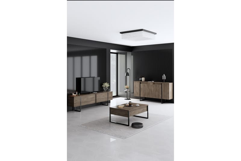Luxe Konsolbord 160 cm - Brun/Sort - Møbler - Borde - Aflastningsbord - Konsolbord & sidebord