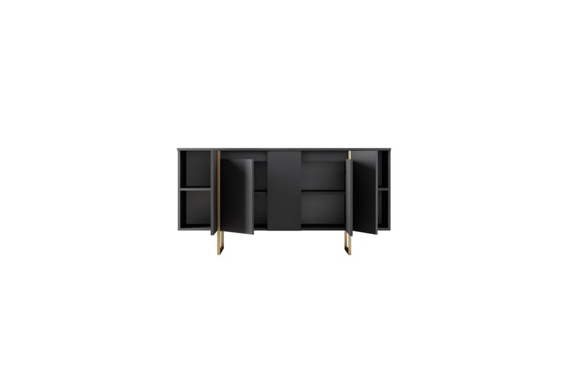 Luxe Konsolbord 160 cm - Grå/Guld - Møbler - Borde - Aflastningsbord - Konsolbord & sidebord