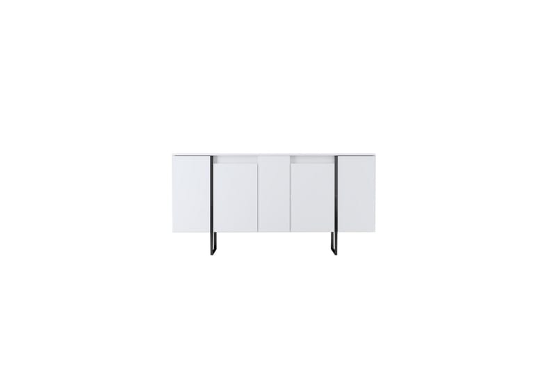 Luxe Konsolbord 160 cm - Hvid/Sort - Entrébord - Konsolbord & sidebord