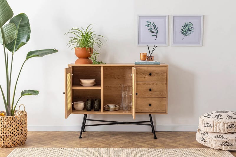 Makwana Konsolbord 120 cm - Nature - Opbevaring - Opbevaringsmøbler - Skænke & sideboards