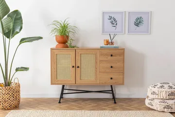 Makwana Konsolbord 120 cm - Nature - Opbevaring - Opbevaringsmøbler - Skænke & sideboards