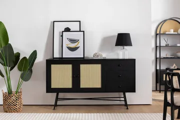 Makwana Konsolbord 160 cm - Sort - Opbevaring - Opbevaringsmøbler - Skænke & sideboards