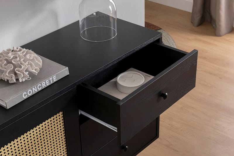 Makwana Konsolbord 160 cm - Sort - Opbevaring - Opbevaringsmøbler - Skænke & sideboards