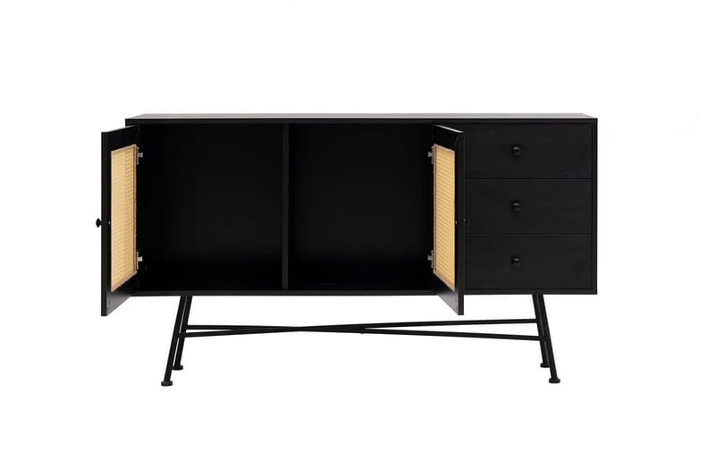 Makwana Konsolbord 160 cm - Sort - Opbevaring - Opbevaringsmøbler - Skænke & sideboards