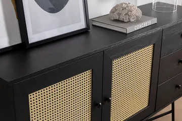 Makwana Konsolbord 160 cm - Sort - Opbevaring - Opbevaringsmøbler - Skænke & sideboards