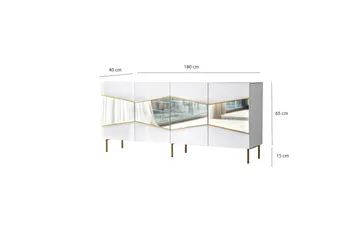 Mami Konsolbord 180 cm - Hvid - Opbevaring - Opbevaringsmøbler - Skænke & sideboards