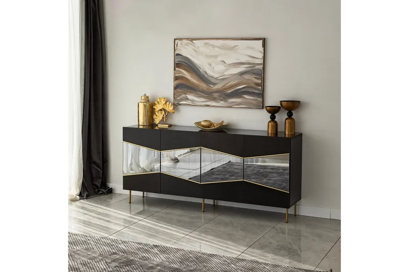 Mami Konsolbord 180 cm - Sort - Opbevaring - Opbevaringsmøbler - Skænke & sideboards