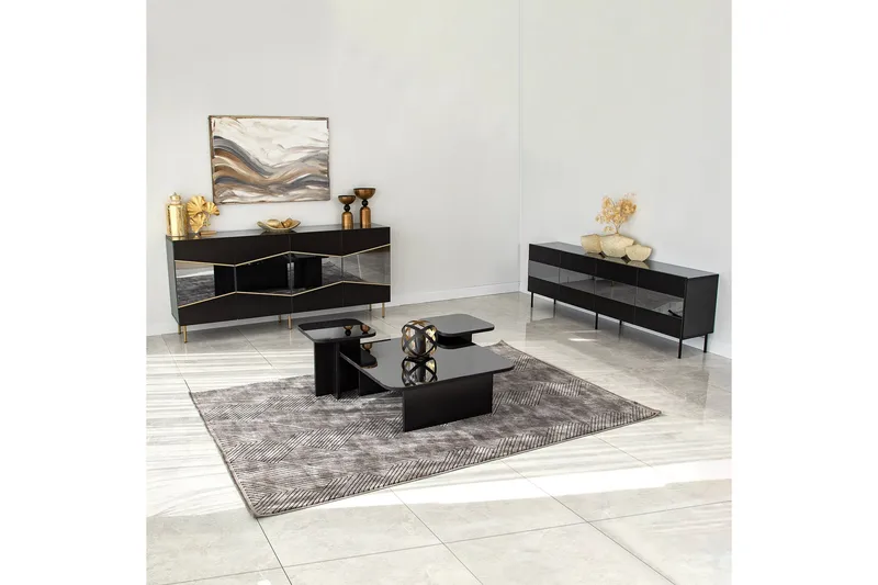 Mami Konsolbord 180 cm - Sort - Opbevaring - Opbevaringsmøbler - Skænke & sideboards