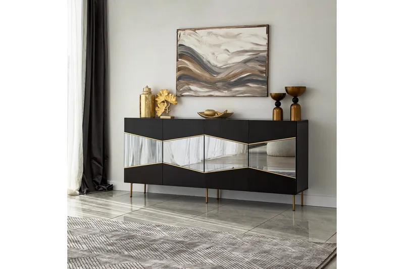 Mami Konsolbord 180 cm - Sort - Opbevaring - Opbevaringsmøbler - Skænke & sideboards