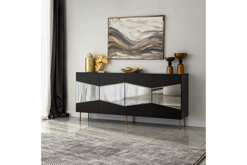 Mami Konsolbord 180 cm - Sort - Opbevaring - Opbevaringsmøbler - Skænke & sideboards