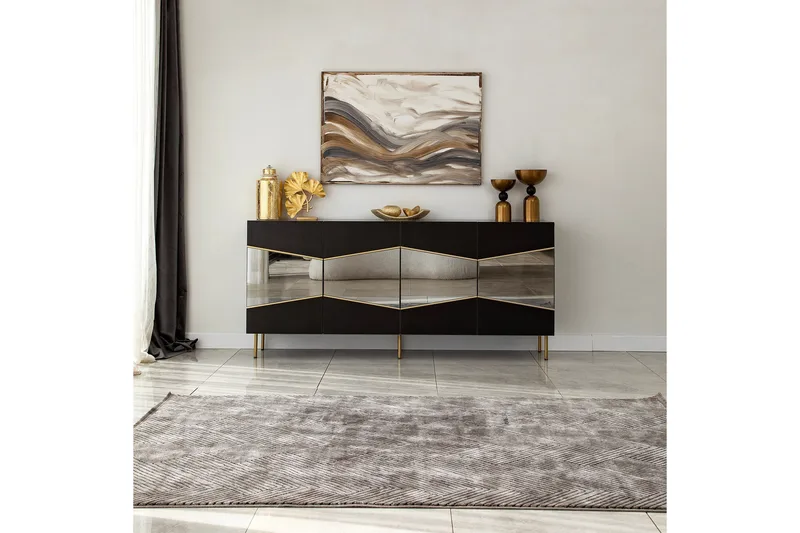 Mami Konsolbord 180 cm, Sort