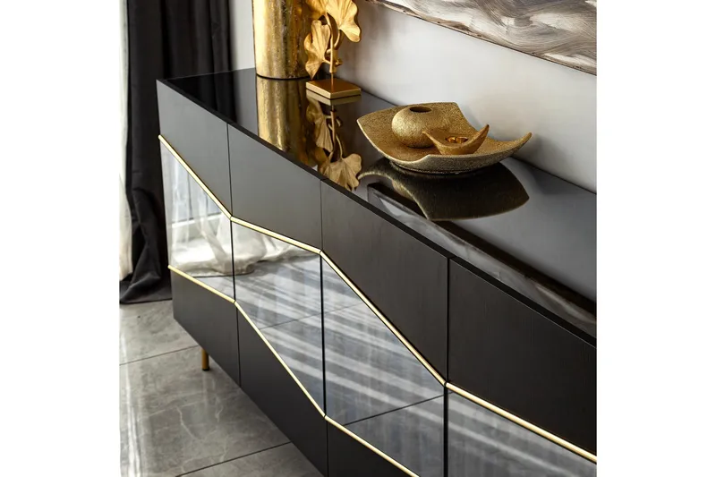 Mami Konsolbord 180 cm - Sort - Opbevaring - Opbevaringsmøbler - Skænke & sideboards