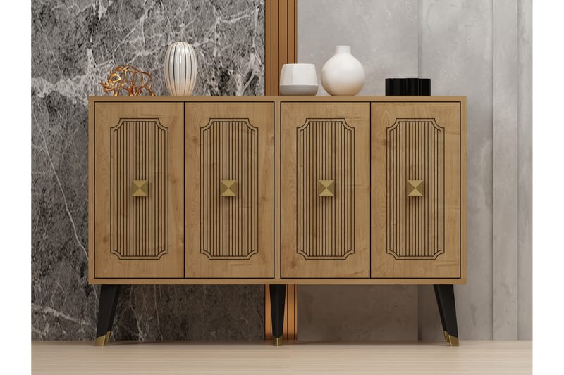Manash Konsolbord 120 cm - Oak - Møbler - Borde - Aflastningsbord - Konsolbord & sidebord