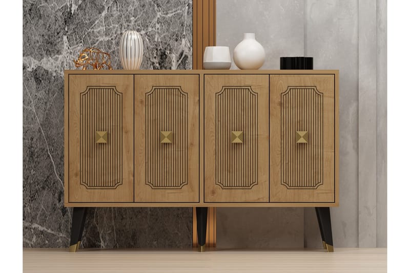 Manash Konsolbord 120 cm - Oak - Opbevaring - Opbevaringsmøbler - Skænke & sideboards