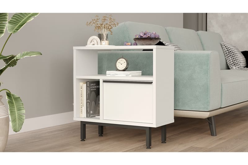 Manuja Skænk 60 cm - Hvid - Møbler - Borde - Aflastningsbord - Konsolbord & sidebord