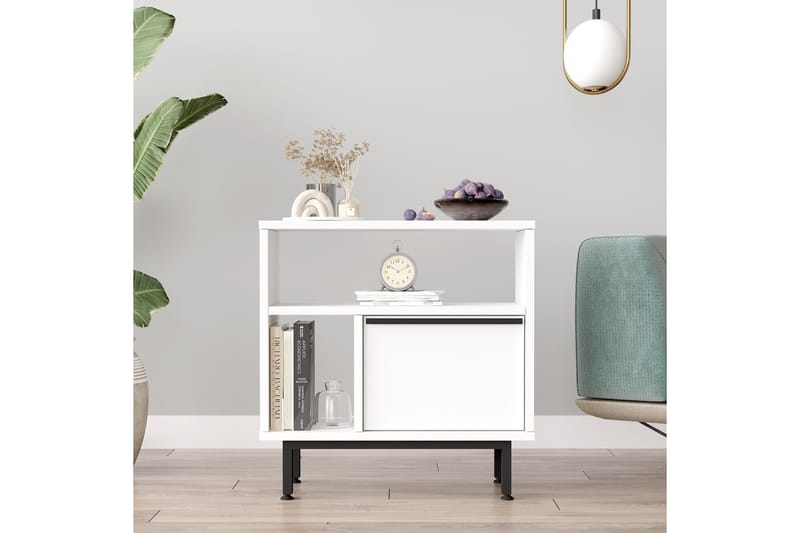 Manuja Skænk 60 cm - Hvid - Møbler - Borde - Aflastningsbord - Konsolbord & sidebord