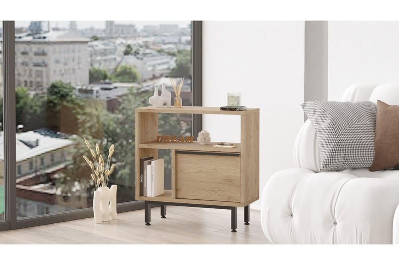 Manuja Skænk 60 cm - Valnød finér - Møbler - Borde - Aflastningsbord - Konsolbord & sidebord