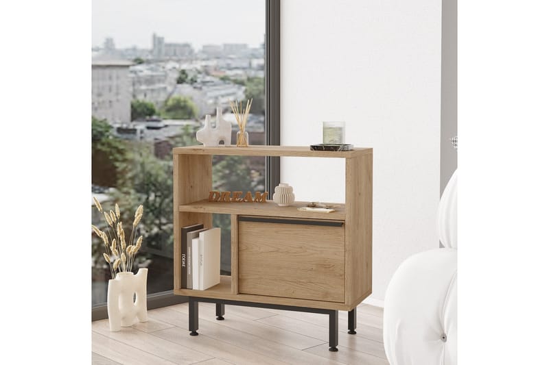 Manuja Skænk 60 cm - Valnød finér - Skænke & sideboards - Konsolbord & sidebord