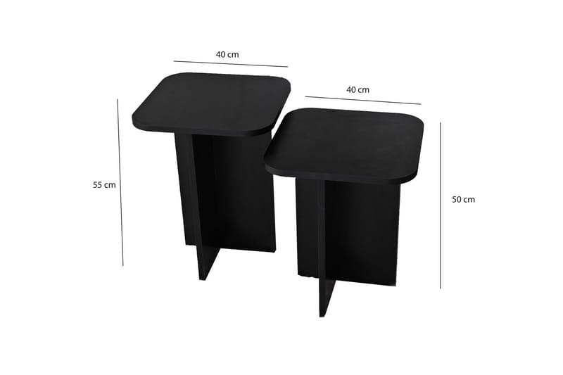 Masakage Skænk 40 cm - Sort - Møbler - Borde - Aflastningsbord - Konsolbord & sidebord